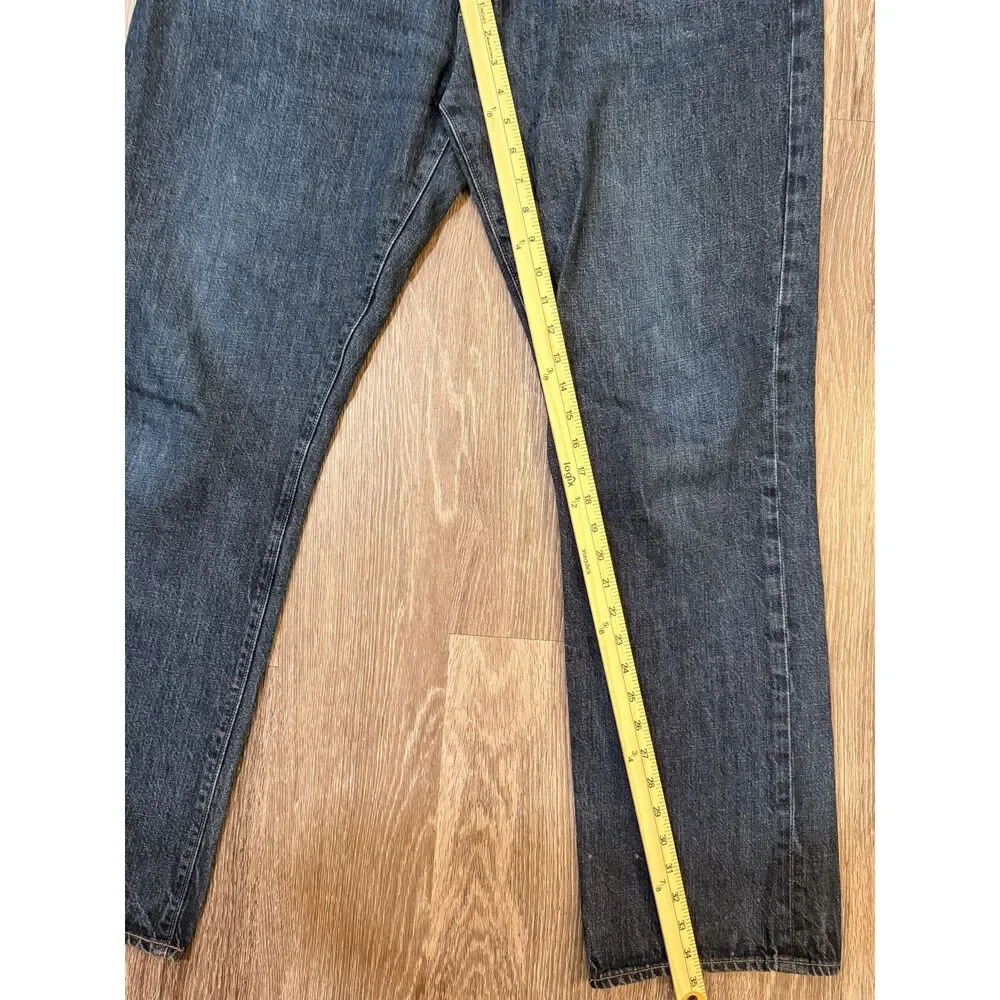 J Crew Men's Slim Straight Jeans Dark Wash 38x34